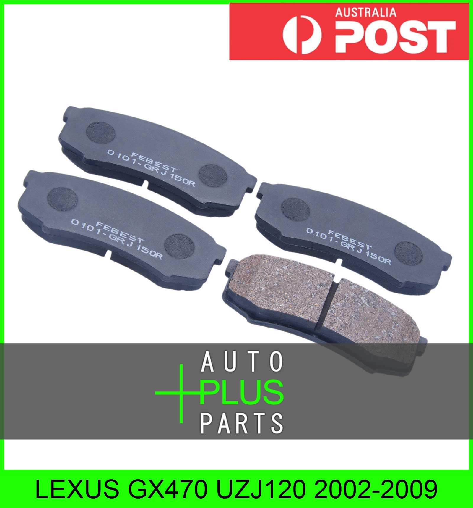 Fits LEXUS GX470 UZJ120 Brake Pads Disc Brake (Rear) eBay