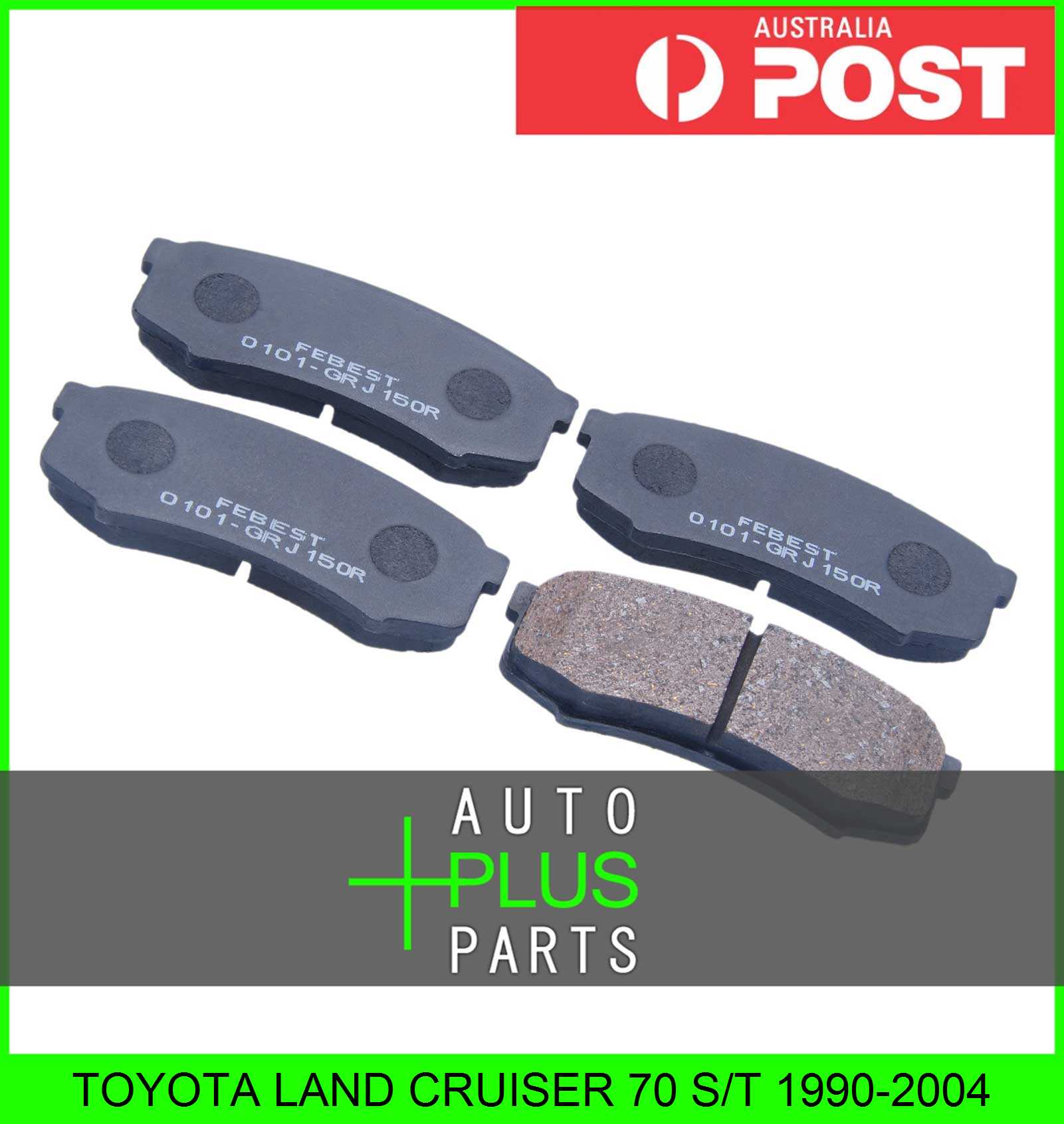 Fits TOYOTA LAND CRUISER 70 S/T Brake Pads Disc Brake (Rear) eBay