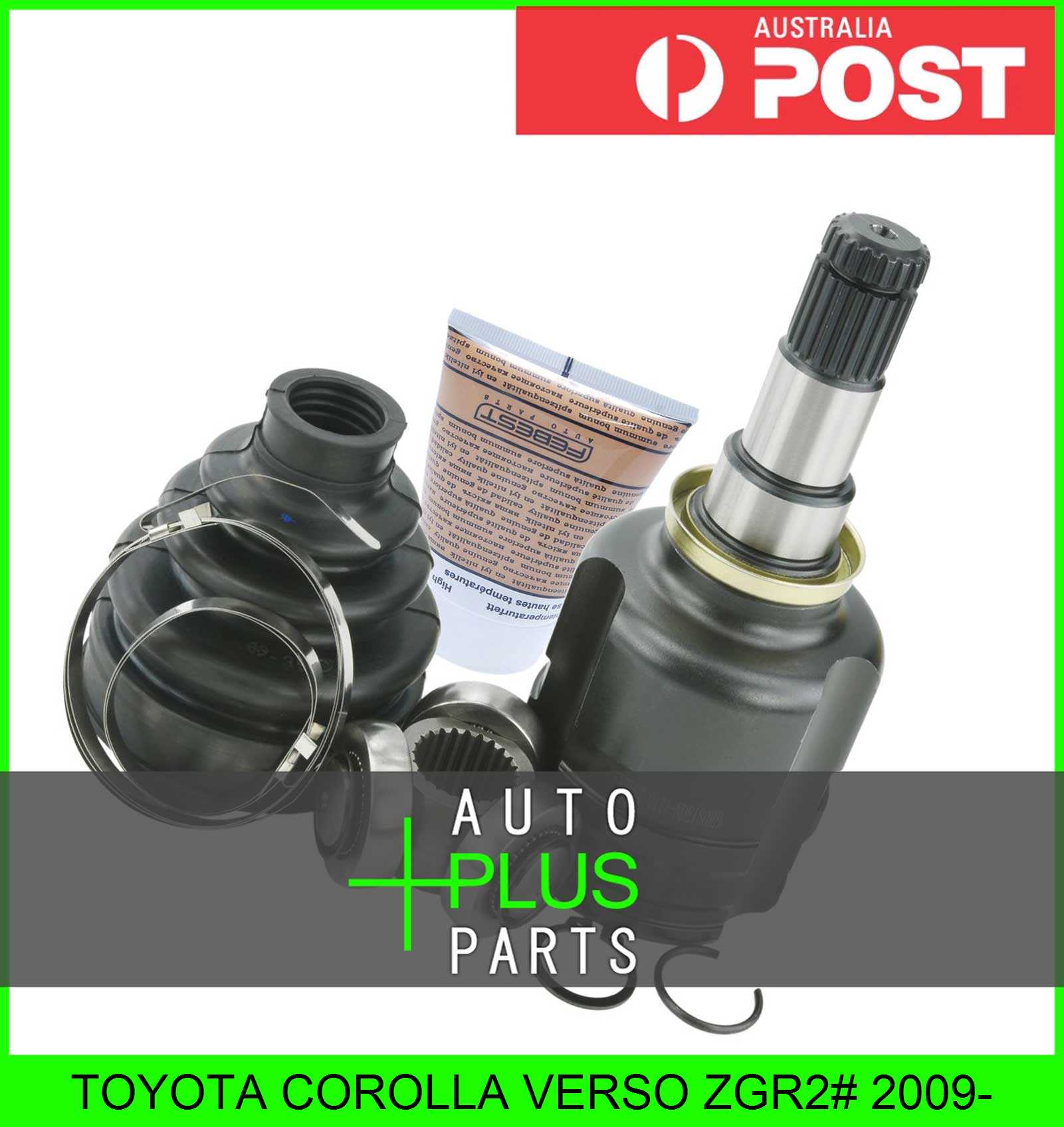 Fits TOYOTA COROLLA VERSO ZGR2 2009 INNER CV JOINT RIGHT 24X35X20
