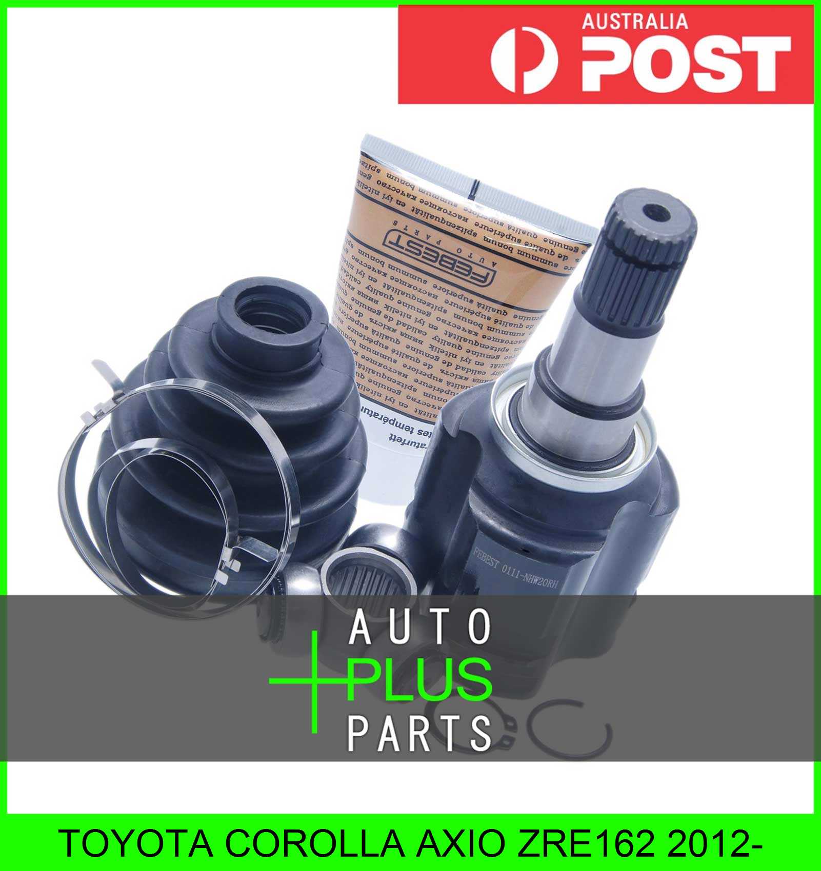 Fits TOYOTA COROLLA AXIO ZRE162 2012- - INNER CV JOINT RIGHT 23X35X20