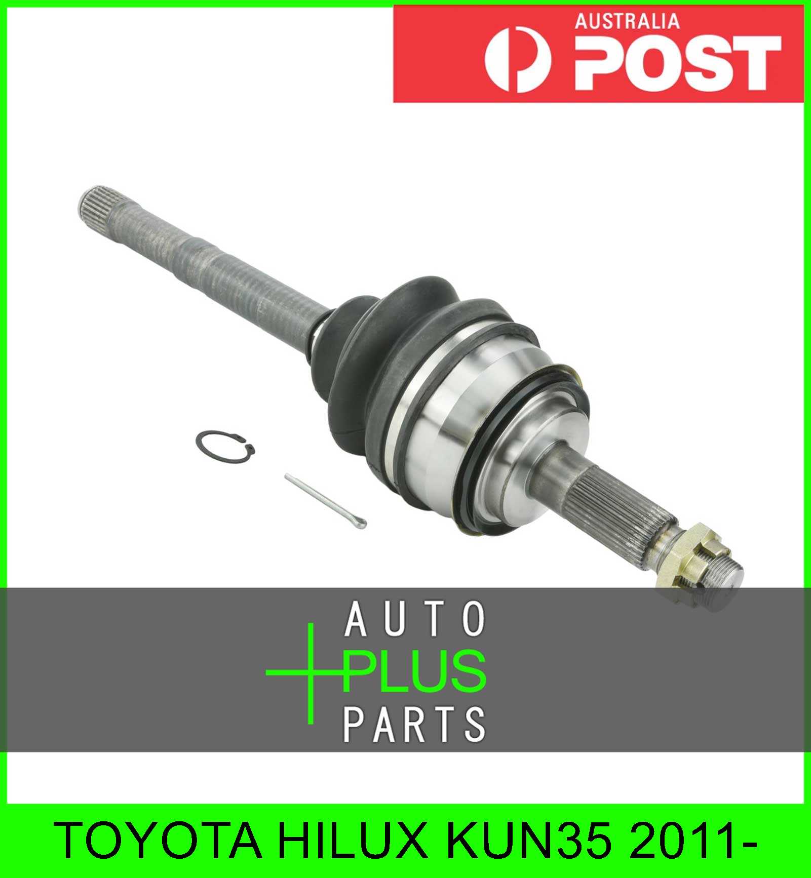 Fits TOYOTA HILUX KUN35 2011 SHAFT ASSEMBLY, OUTER CV JOINT