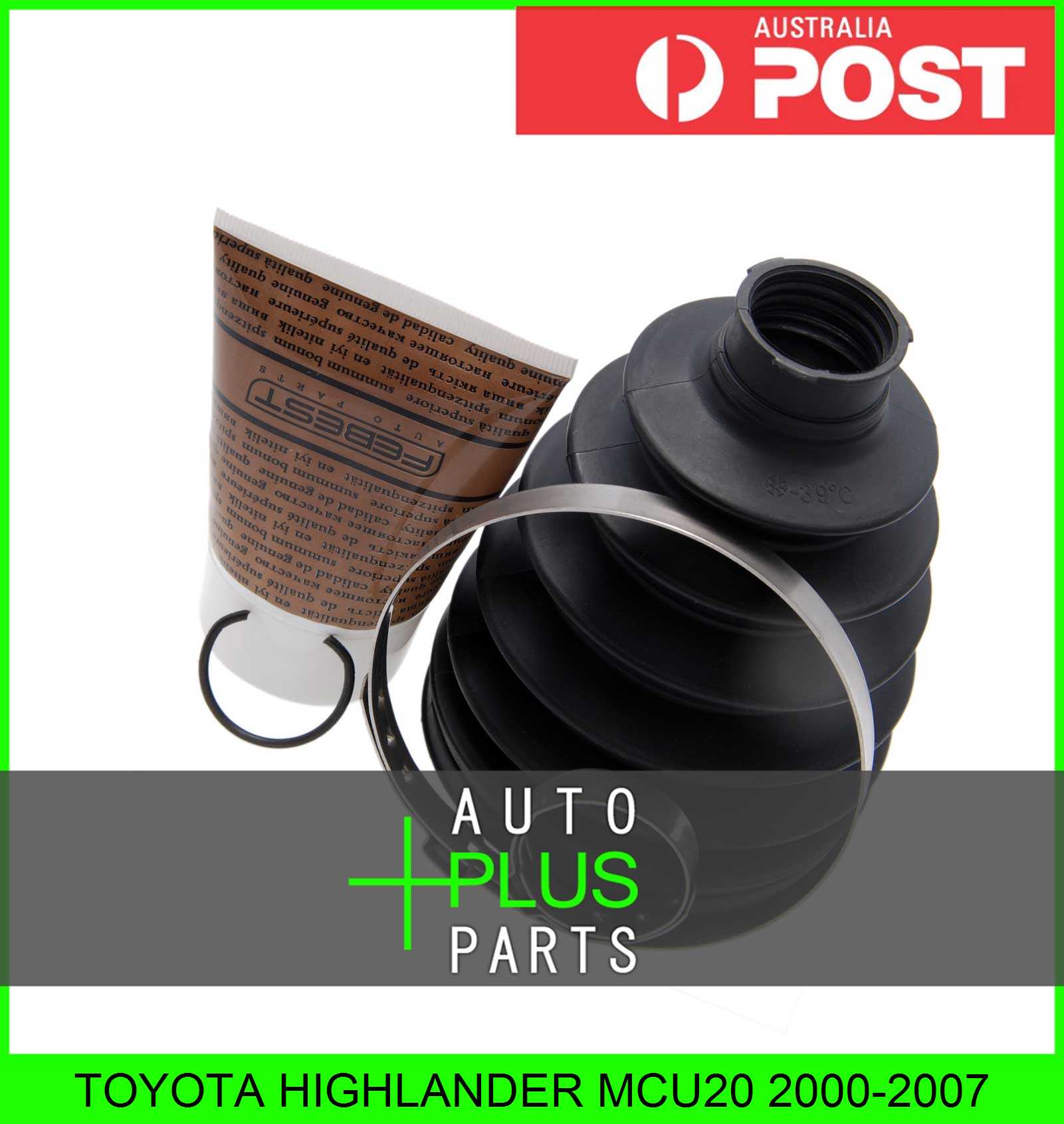 Fits TOYOTA HIGHLANDER MCU20 Boot Outer Cv Joint Kit 90X114X27 | eBay