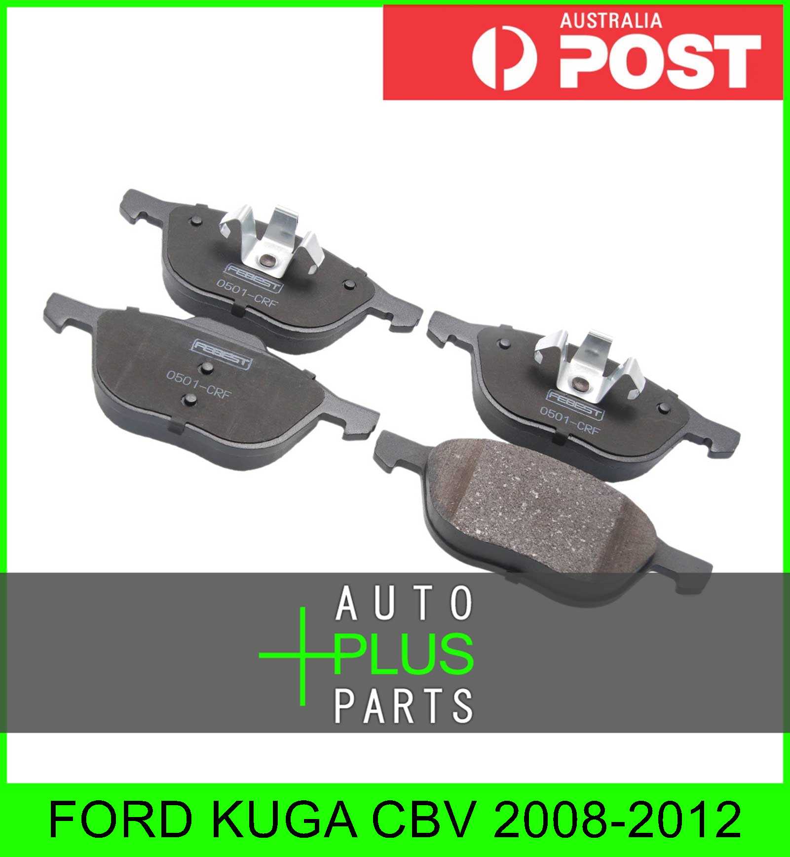 Fits FORD KUGA CBV Brake Pads Disc Brake (Front) eBay