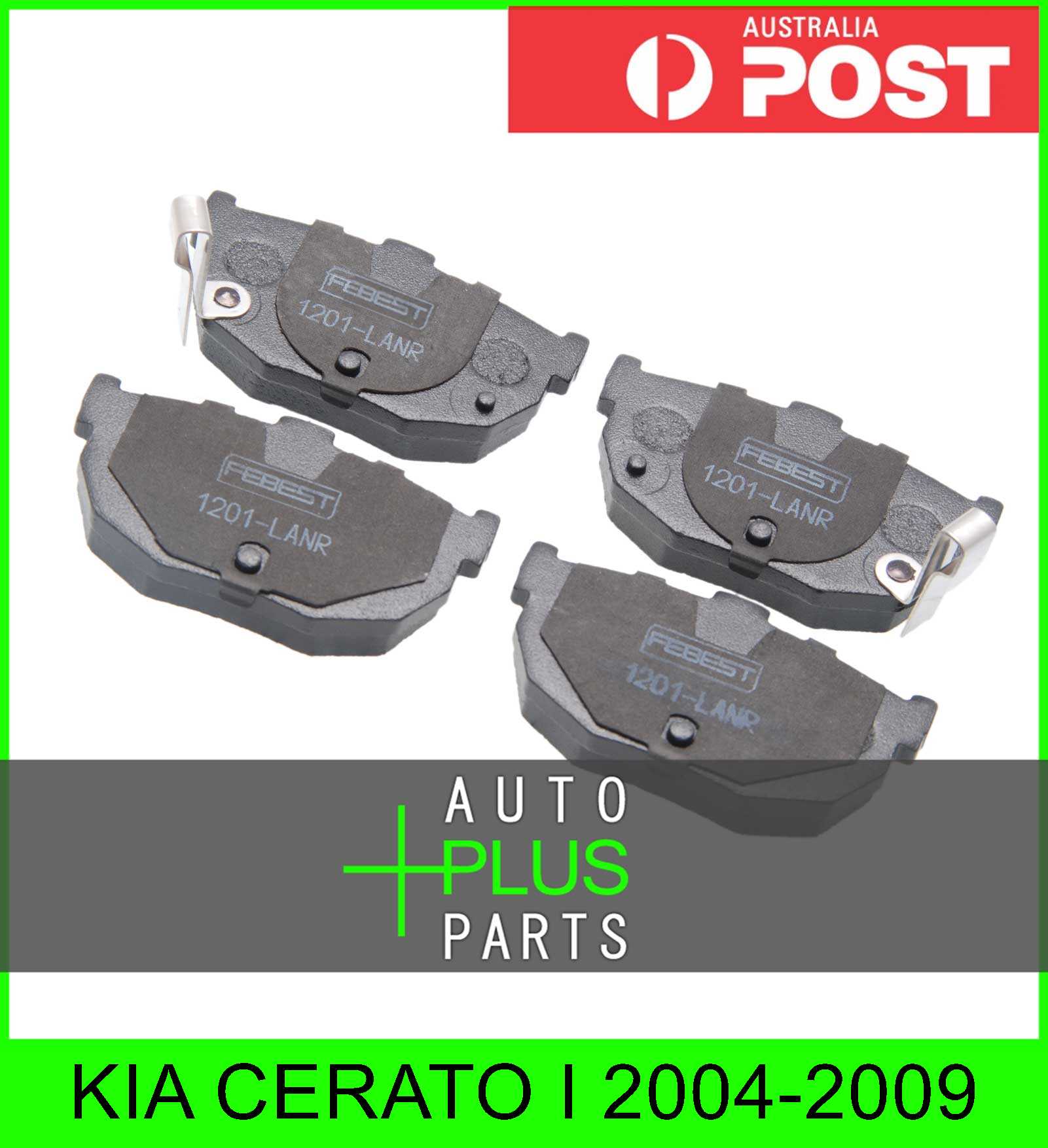 Fits KIA CERATO I Brake Pads Disc Brake (Rear) | eBay
