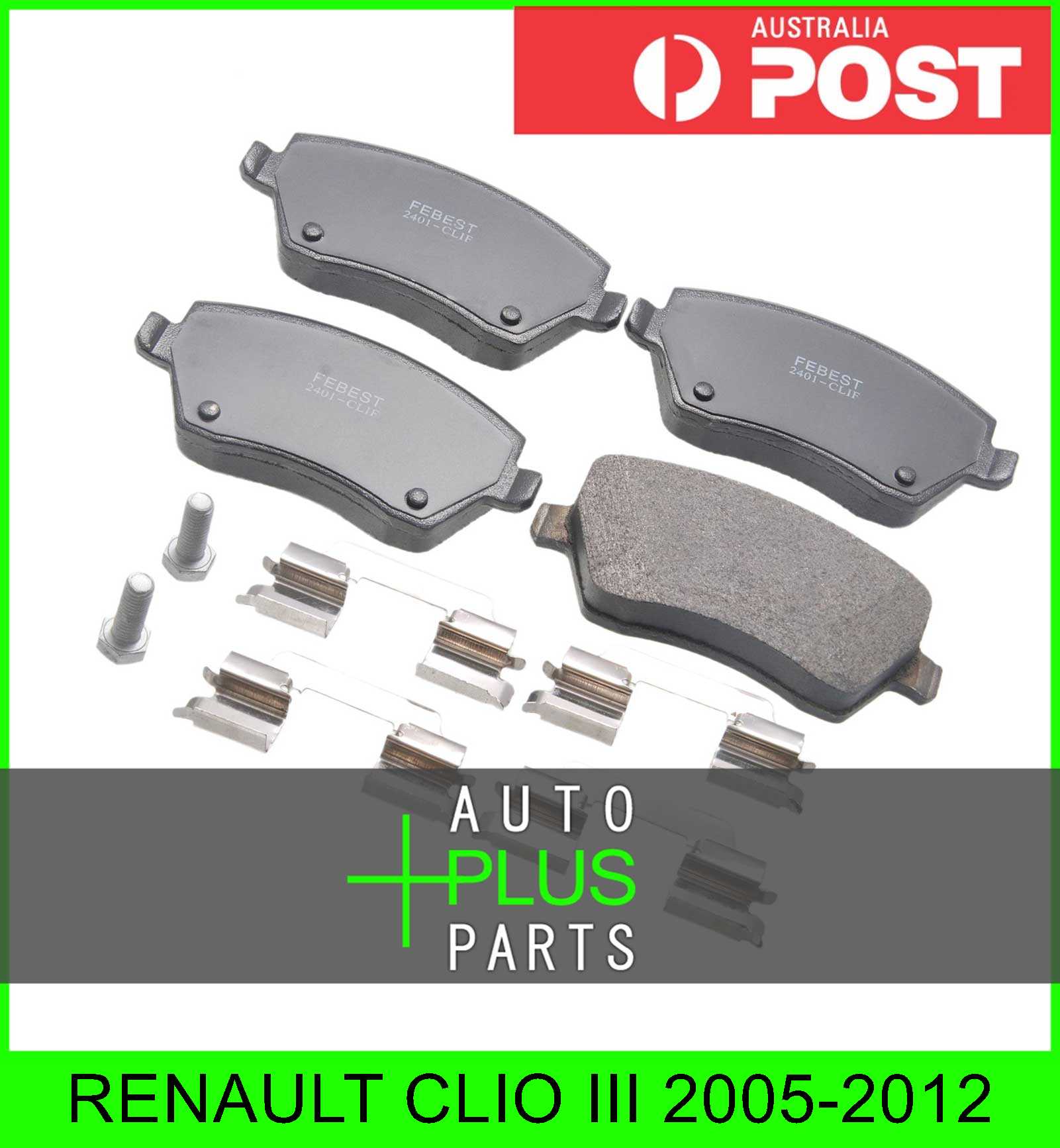 Fits RENAULT CLIO III Brake Pads Disc Brake (Front) eBay