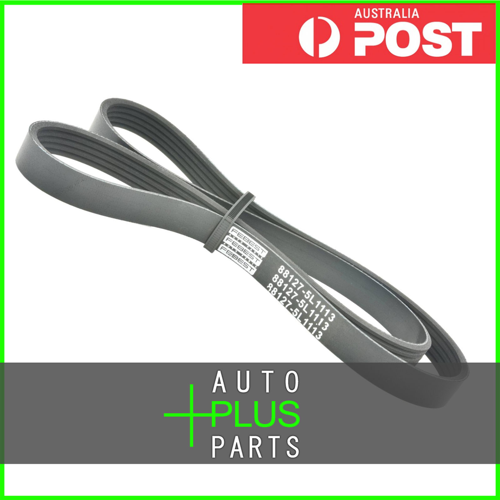 Fits NISSAN PLATINA POLY-V BELT 5 RIBS - H10 Product Photo