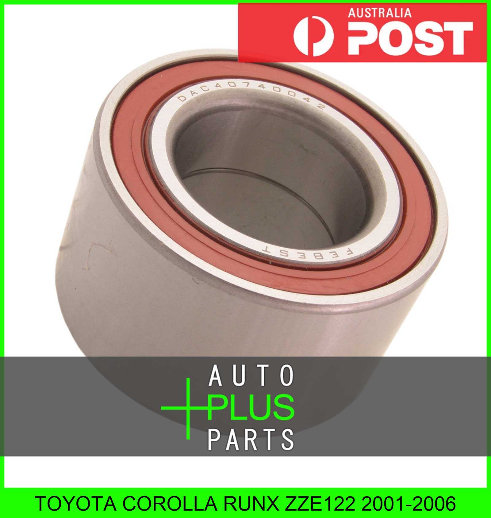 Fits TOYOTA COROLLA RUNX ZZE122 Front Wheel Bearing (40X74X42) | eBay