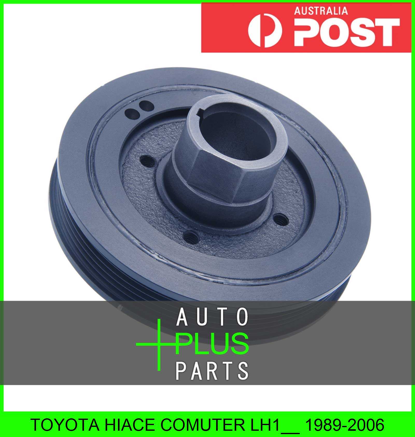 Fits TOYOTA HIACE COMUTER LH1__ Crankshaft Pulley Belt Harmonic