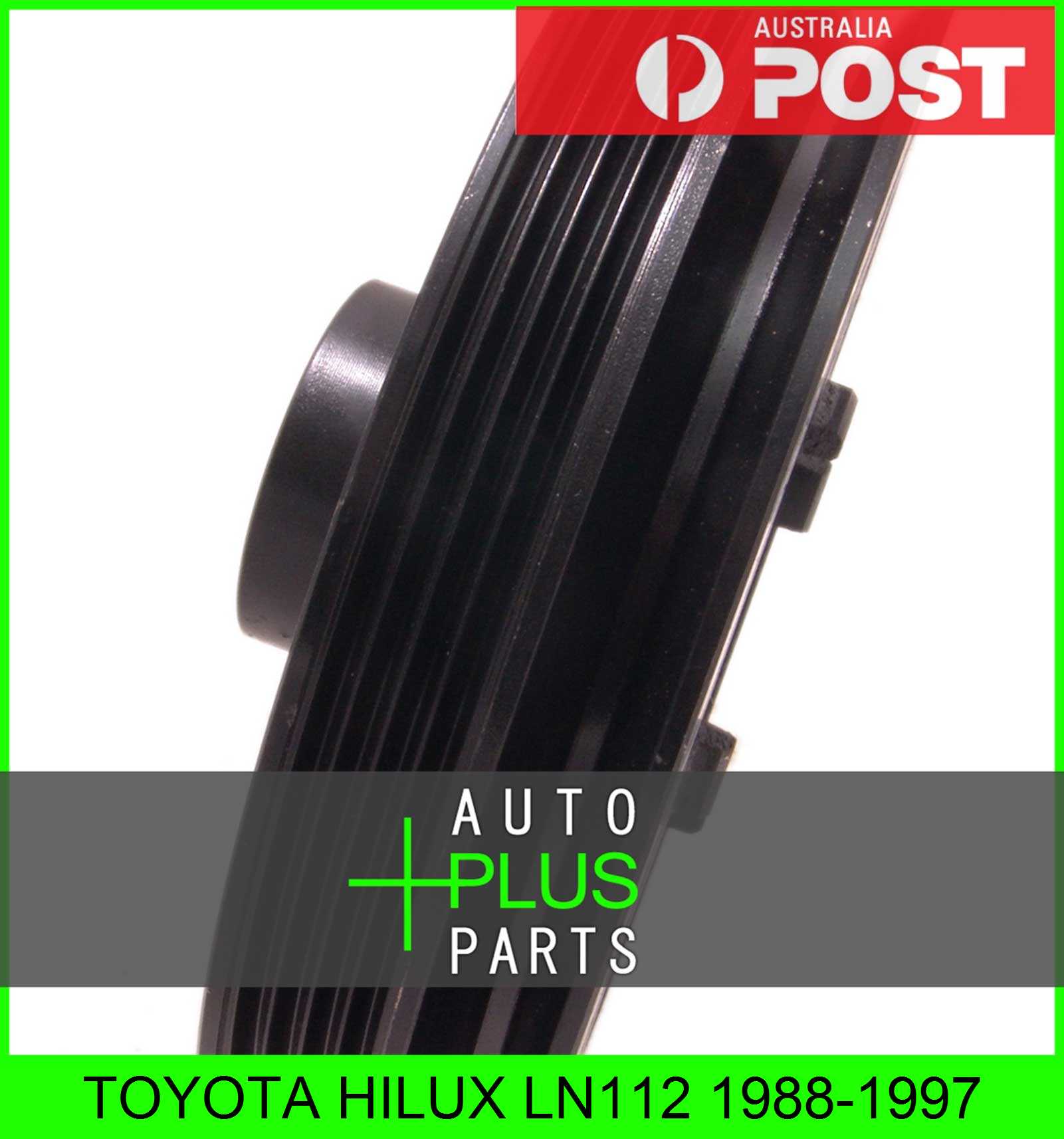Fits TOYOTA HILUX LN112 Crankshaft Pulley Harmonic Balancer Engine 3Vze
