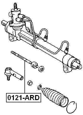 Fits TOYOTA LITE/TOWNACE NOAH,V CR4_/SR40/KR4_ - Steering Rack End