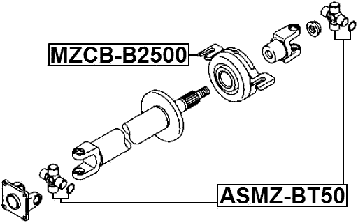 あ2点 2002-2010 Ford Axle Assembly - Driver's Side (LH) 6L2Z-3A427