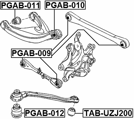 Fits PEUGEOT 508 2010- - ARM BUSHING FOR LATERAL CONTROL ARM | eBay